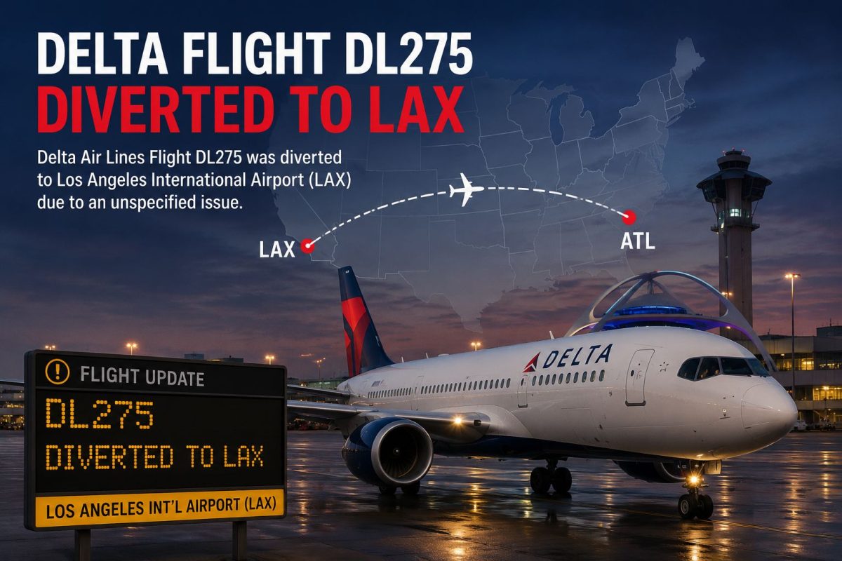delta flight dl275 diverted lax
