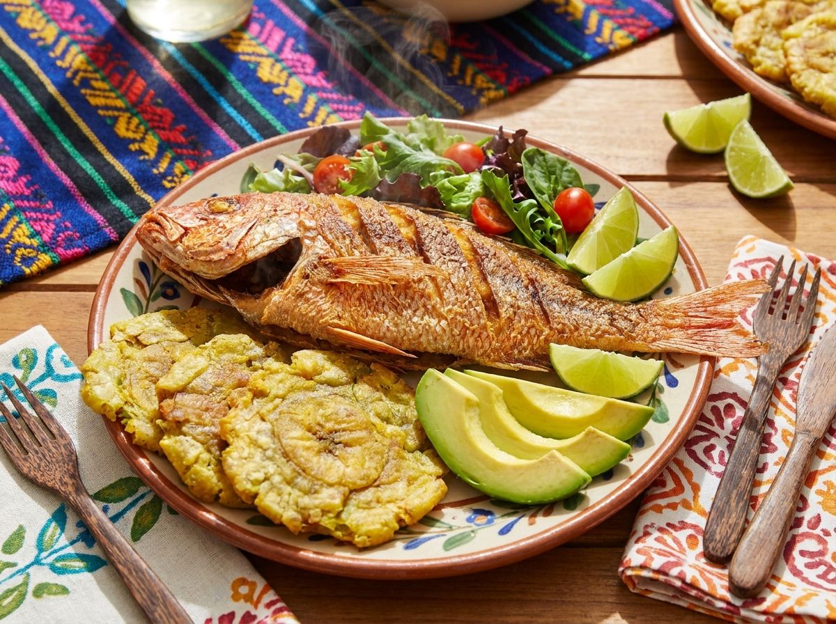 best pescado frito con patacones near me