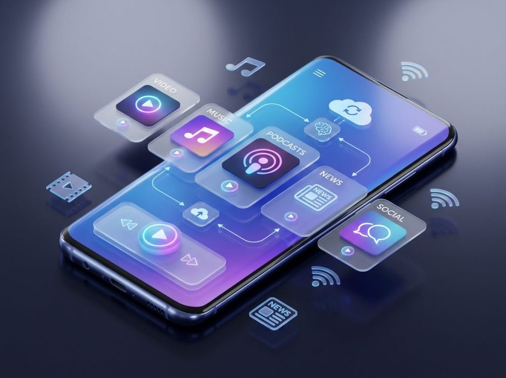 application mobile dualmedia