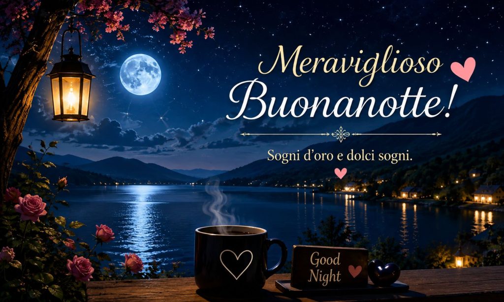 meraviglioso buonanotte bellissimi