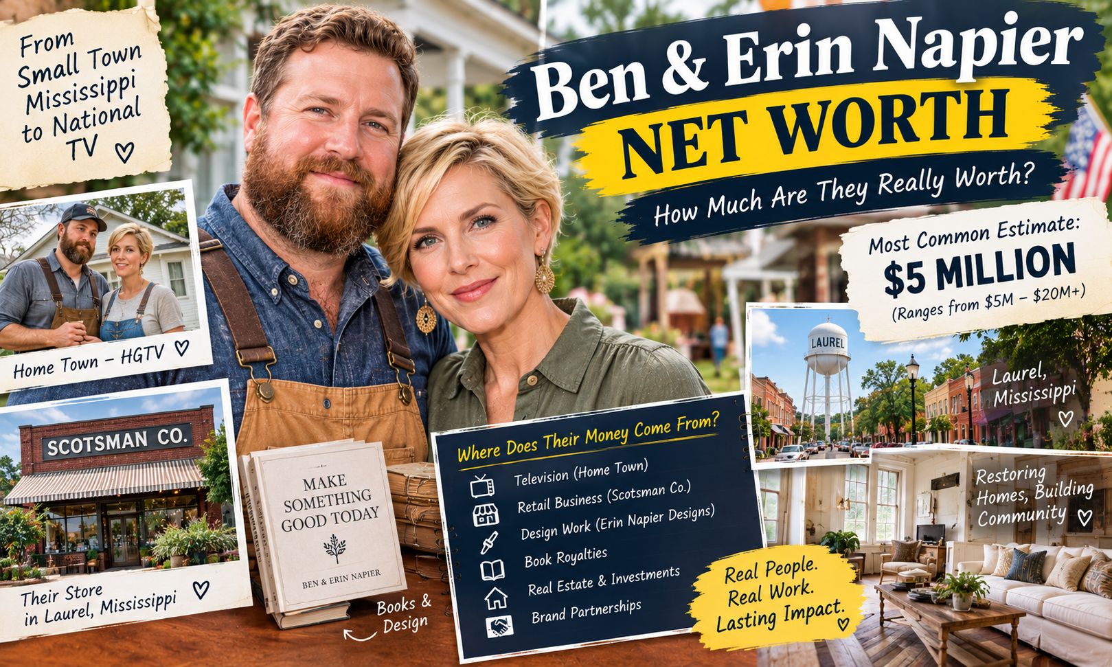 ben and erin napier net worth