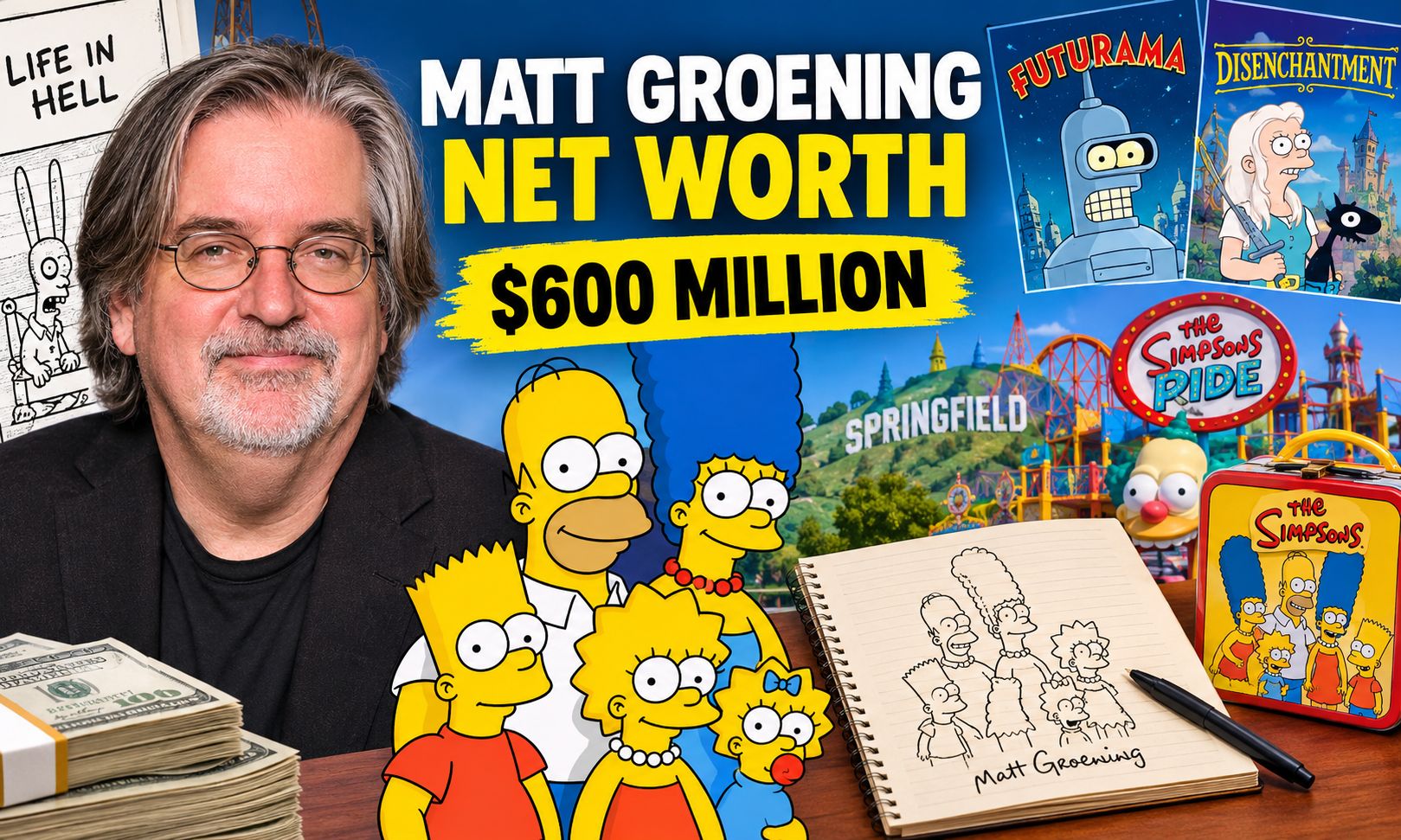 matt groening net worth