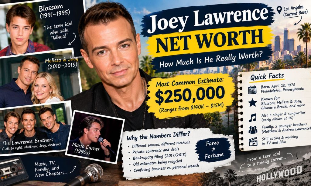 net worth of joey lawrence